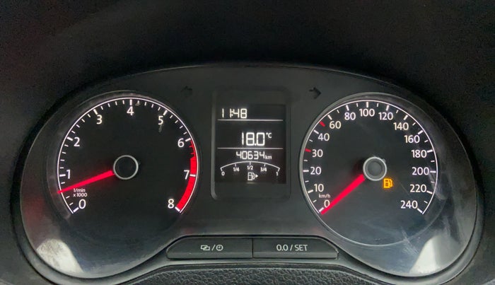 2017 Volkswagen Ameo TRENDLINE 1.2, Petrol, Manual, 40,743 km, Odometer Image