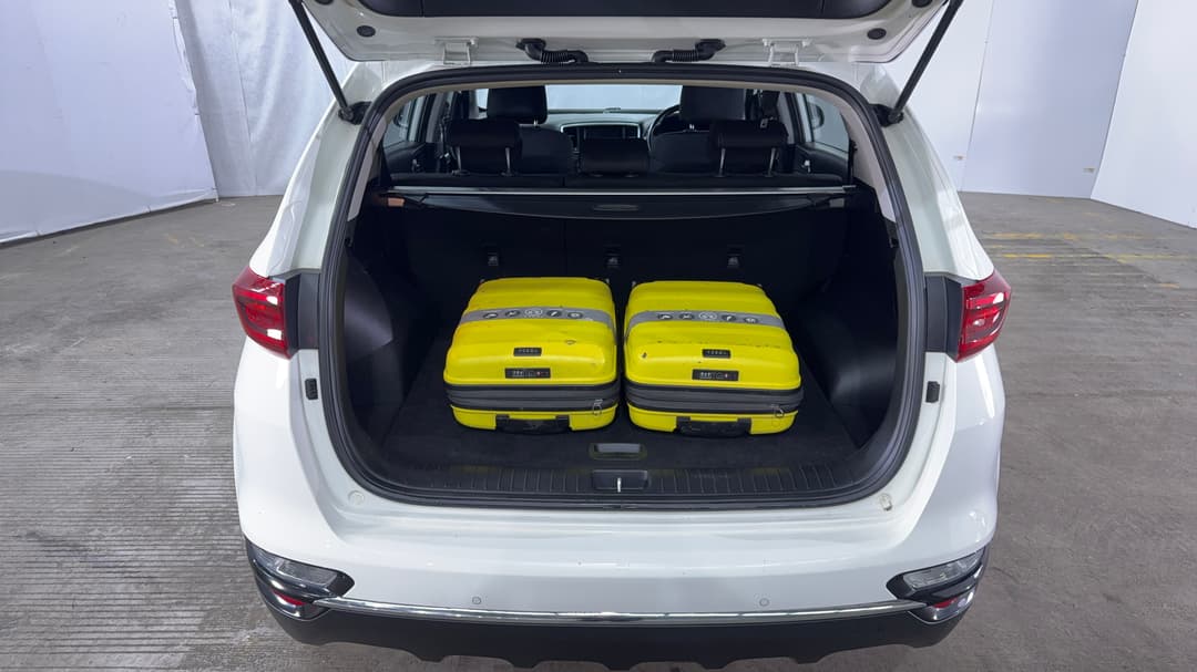 2021 Kia Sportage S (AWD), Automatic, 80054 km, Boot Inside View with Luggage
