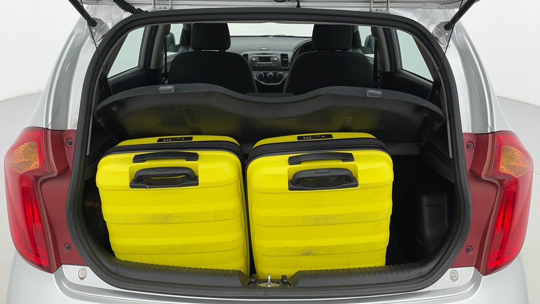 Boot Inside View with Luggage