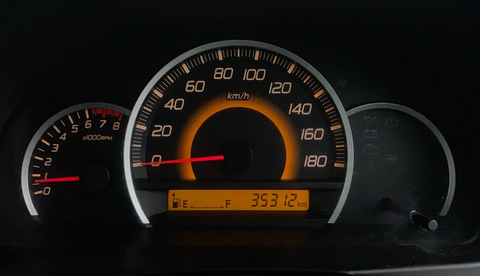 2015 Maruti Wagon R 1.0 VXI, Petrol, Manual, 35,460 km, Odometer Image
