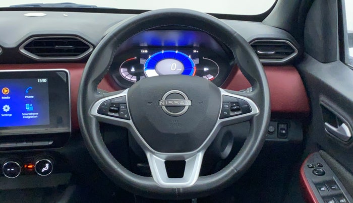 2022 Nissan MAGNITE XV RED EDITION, Petrol, Manual, 20,119 km, Steering Wheel Close Up