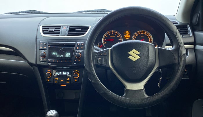 2014 Maruti Swift ZXI D, Petrol, Manual, 80,458 km, Steering Wheel Close Up