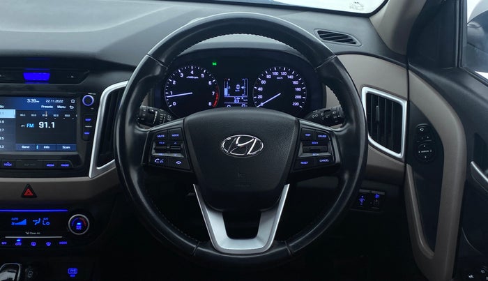 2018 Hyundai Creta 1.6 VTVT SX AUTO, Petrol, Automatic, 26,571 km, Steering Wheel Close Up