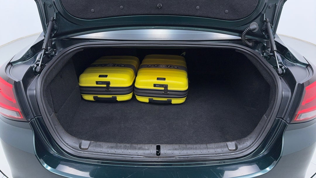 Boot Inside View with Luggage