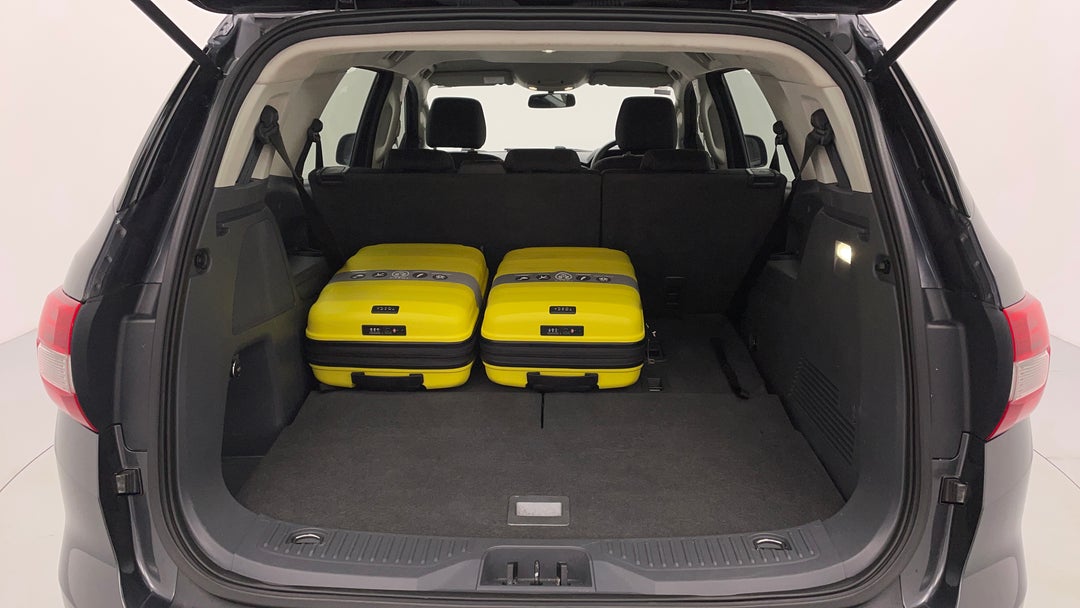 Boot Inside View with Luggage