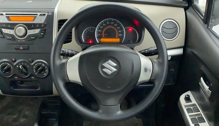 2015 Maruti Wagon R 1.0 VXI, Petrol, Manual, 64,709 km, Steering Wheel Close Up