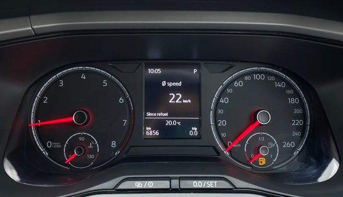 2022 Volkswagen TAIGUN HIGHLINE 1.0 TSI AT, Petrol, Automatic, 6,856 km, Odometer Image