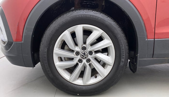 2022 Volkswagen TAIGUN HIGHLINE 1.0 TSI AT, Petrol, Automatic, 6,856 km, Left Front Wheel