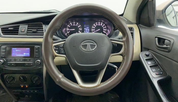 2016 Tata Zest XM RT 90 PS ABS, Petrol, Manual, 1,00,143 km, Steering Wheel Close Up