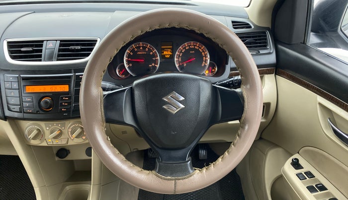 2014 Maruti Swift Dzire VXI 1.2 BS IV, Petrol, Manual, 89,629 km, Steering Wheel Close Up
