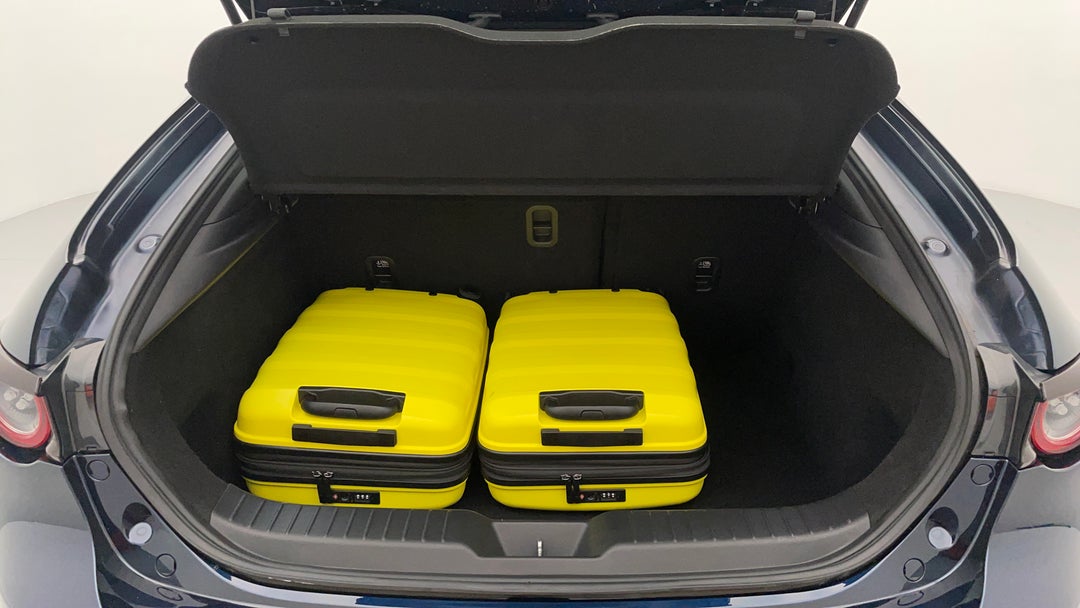Boot Inside View with Luggage
