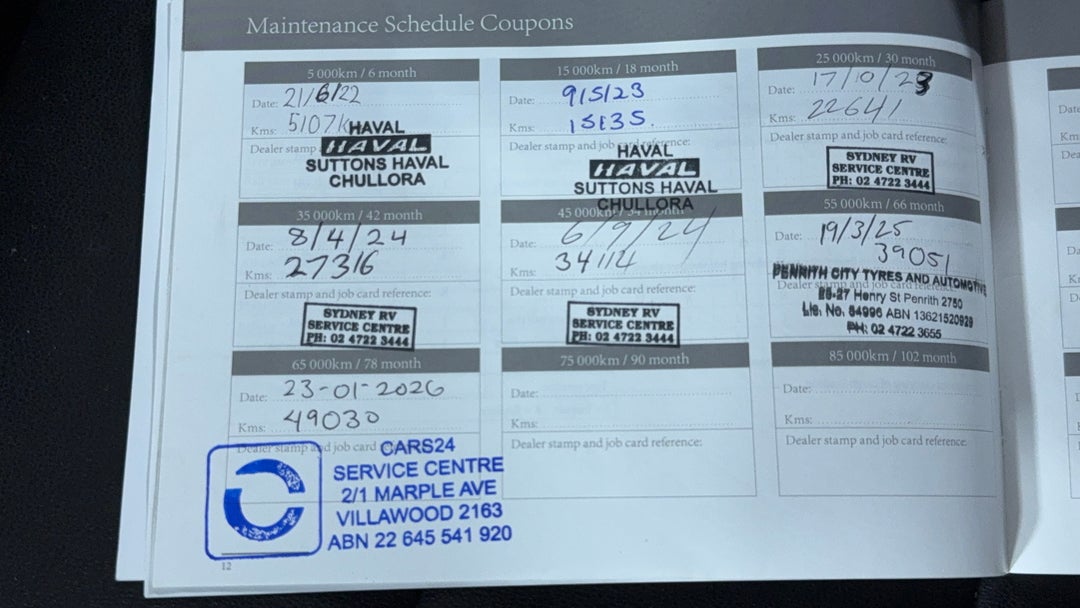 2021 GWM Ute Cannon (4x4), Automatic, 49043 km, Service History