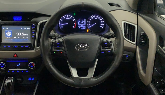 2017 Hyundai Creta SX PLUS AT 1.6 PETROL, Petrol, Automatic, 90,305 km, Steering Wheel Close Up