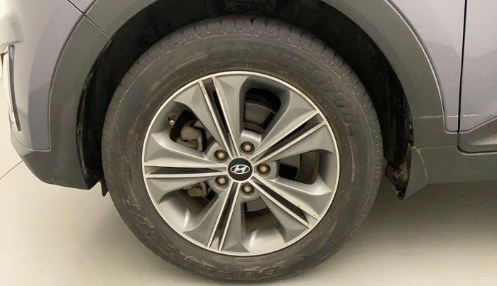2017 Hyundai Creta SX PLUS AT 1.6 PETROL, Petrol, Automatic, 90,305 km, Left Front Wheel