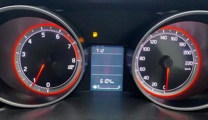 2018 Maruti Swift VXI, Petrol, Manual, 6,104 km, Odometer Image