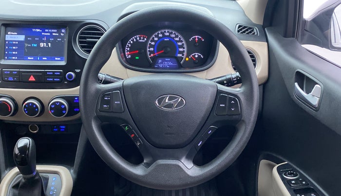 2017 Hyundai Grand i10 SPORTZ (O) 1.2 AT VTVT, Petrol, Automatic, 42,152 km, Steering Wheel Close Up