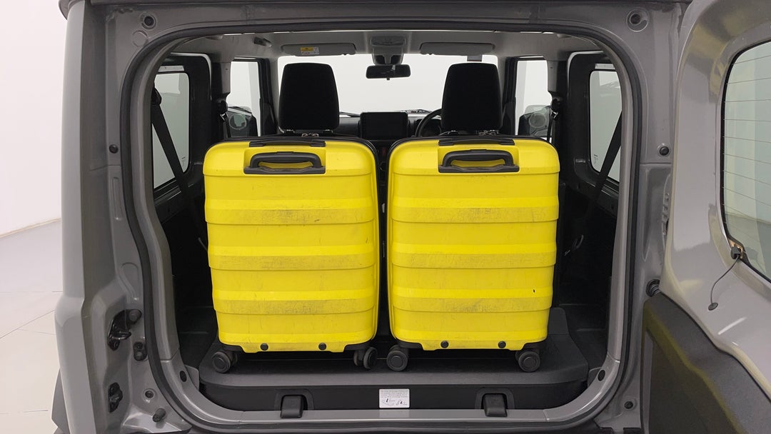 Boot Inside View with Luggage