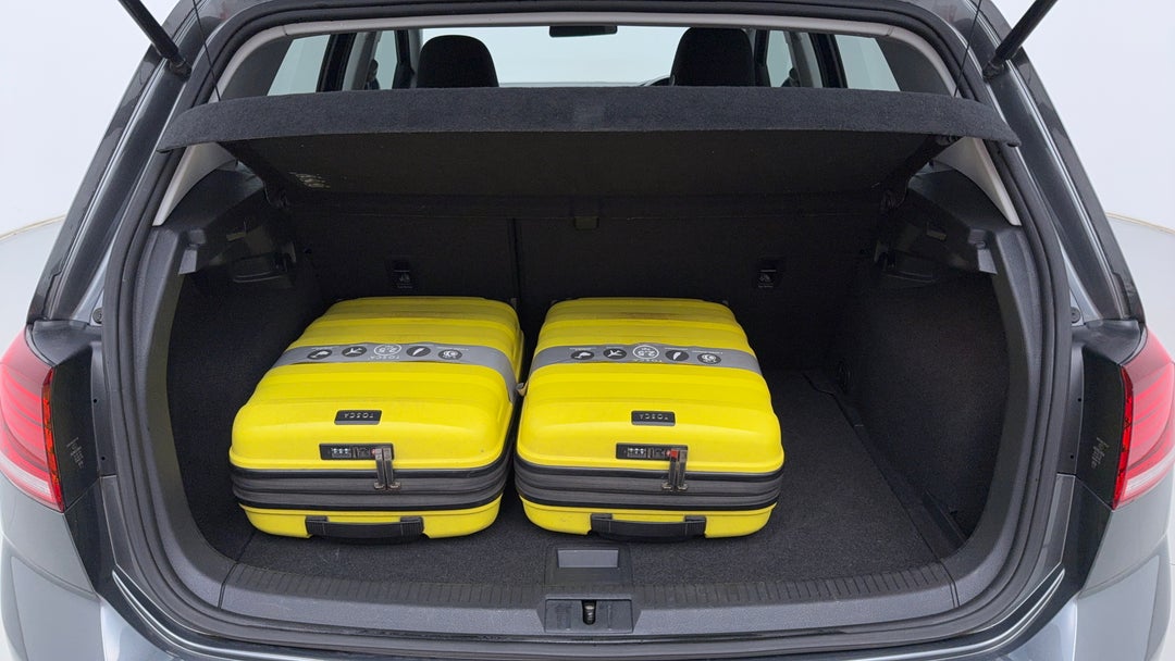 Boot Inside View with Luggage