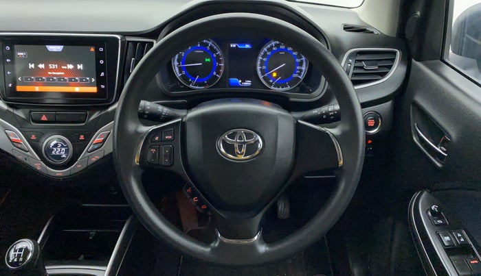 2021 Toyota Glanza G MT PETROL, Petrol, Manual, 12,184 km, Steering Wheel Close Up