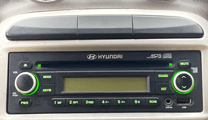 2011 Hyundai Santro Xing GLS, Petrol, Manual, 91,376 km, Infotainment System