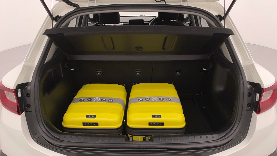 Boot Inside View with Luggage