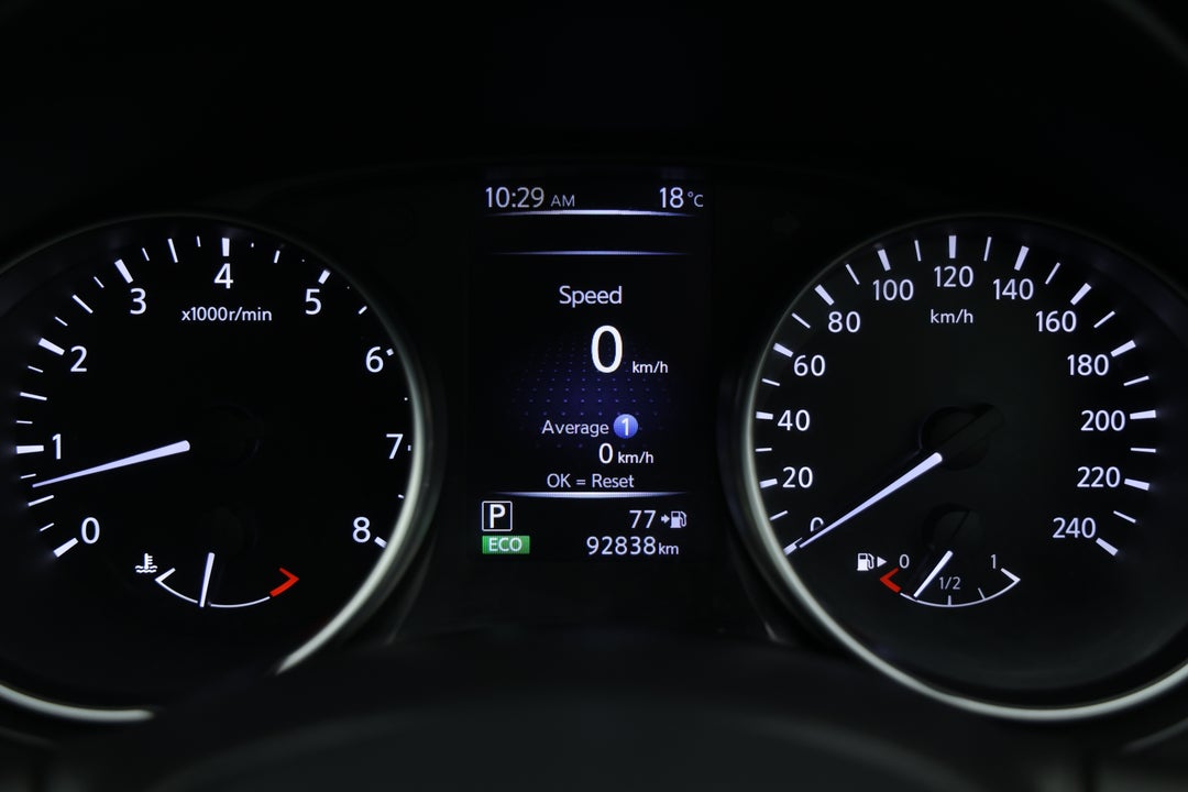 2018 Nissan Qashqai St-l, Automatic, 92838 km, Odometer View
