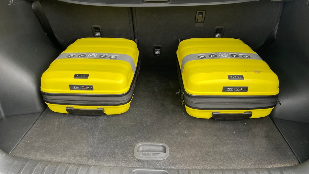 Boot Inside View with Luggage