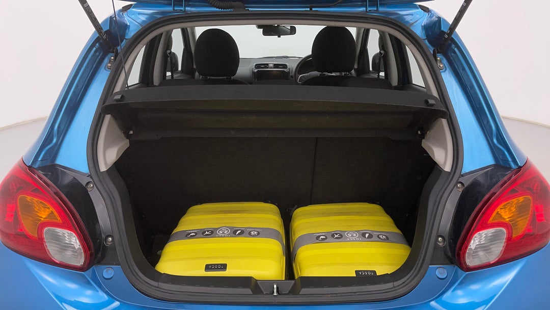 Boot Inside View with Luggage
