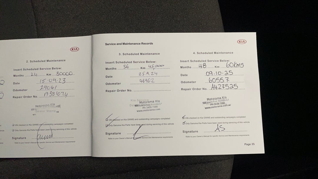 2021 Kia Carnival Si, Automatic, 62428 km, Service History