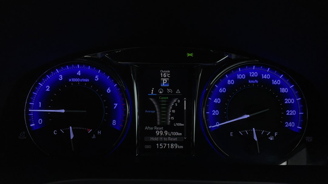 2017 Toyota Aurion Sportivo, Automatic, 157189 km, Odometer View