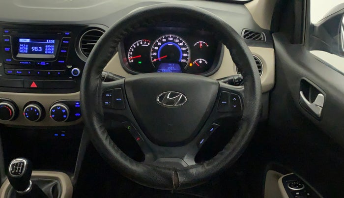 2016 Hyundai Grand i10 SPORTZ 1.2 KAPPA VTVT, Petrol, Manual, 59,809 km, Steering Wheel Close Up
