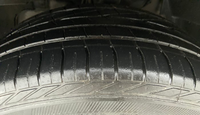 2018 Tata NEXON XZA + 1.2 PETROL A/T, Petrol, Automatic, 23,324 km, Left Front Tyre Tread