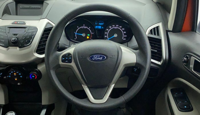 2016 Ford Ecosport TREND 1.5L DIESEL, Diesel, Manual, 71,868 km, Steering Wheel Close Up