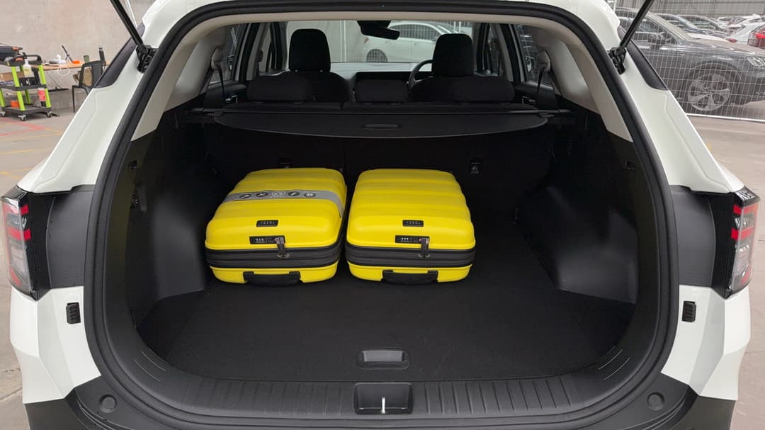 2025 Kia Sportage S (FWD), Automatic, 5491 km, Boot Inside View with Luggage