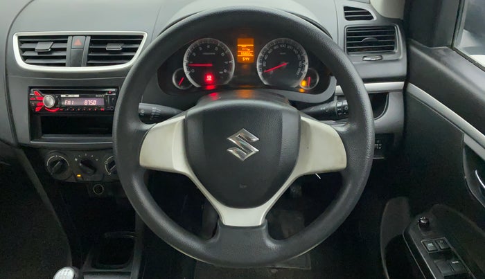 2013 Maruti Swift VXI, Petrol, Manual, 55,976 km, Steering Wheel Close Up