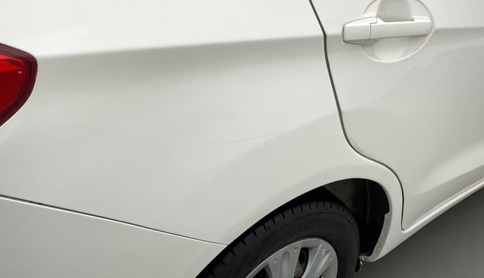 2014 Honda Amaze 1.2L I-VTEC S, Petrol, Manual, 1,11,164 km, Right quarter panel - Minor scratches