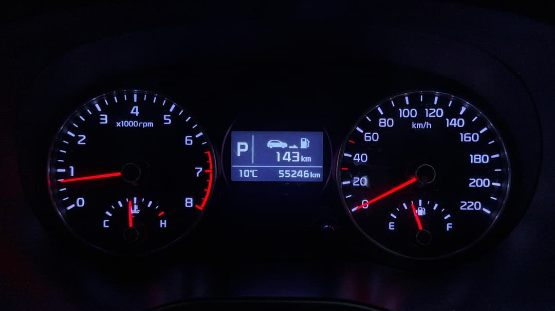 2019 Kia Picanto Gt-line, Automatic, 55246 km, Odometer View