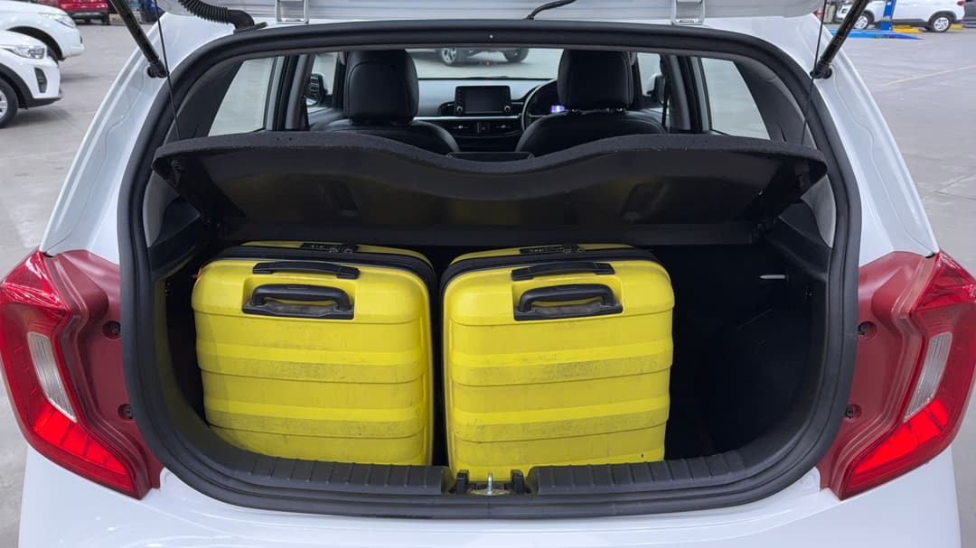 2019 Kia Picanto Gt-line, Automatic, 55246 km, Boot Inside View with Luggage