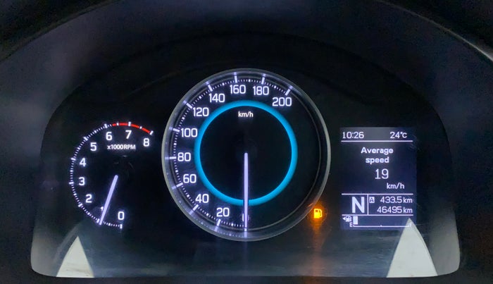 2017 Maruti IGNIS ZETA 1.2 AMT, Petrol, Automatic, 46,495 km, Odometer Image