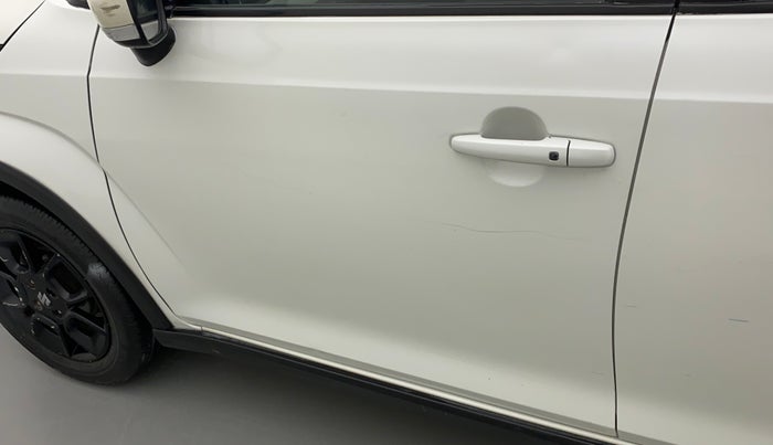 2017 Maruti IGNIS ZETA 1.2 AMT, Petrol, Automatic, 46,495 km, Front passenger door - Minor scratches