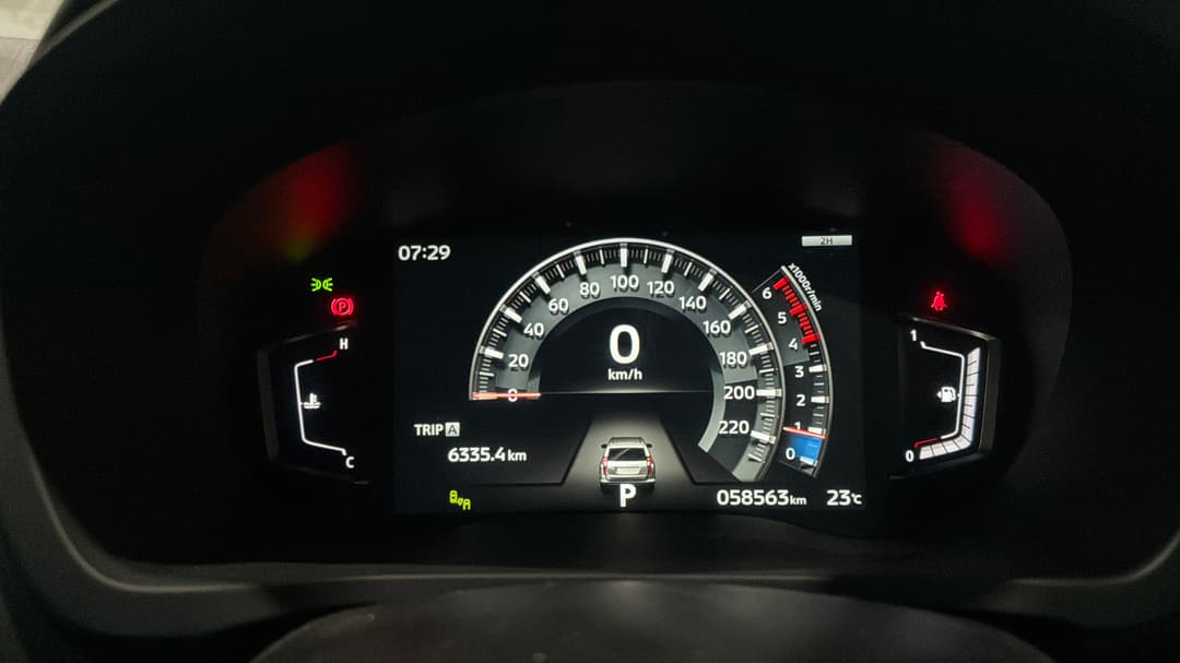 2021 Mitsubishi Pajero Sport Exceed (4x4) 7 Seat, Automatic, 58563 km, Odometer View