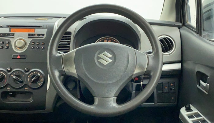 2010 Maruti Wagon R 1.0 VXI, Petrol, Manual, 61,569 km, Steering Wheel Close Up
