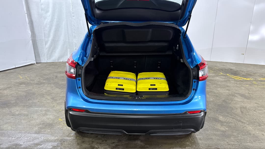 Boot Inside View with Luggage