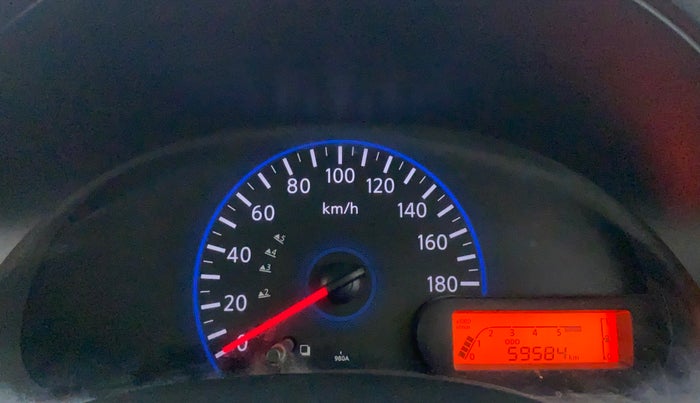 2017 Datsun Go T, Petrol, Manual, 59,584 km, Odometer Image