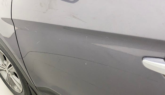 2016 Hyundai Creta SX PLUS AT 1.6 PETROL, Petrol, Automatic, 50,299 km, Front passenger door - Minor scratches