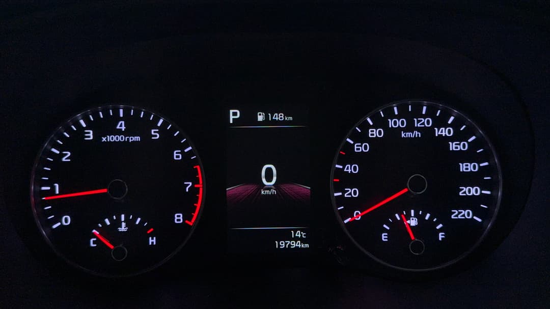 2022 Kia Picanto Gt-line (pe), Automatic, 19794 km, Odometer View