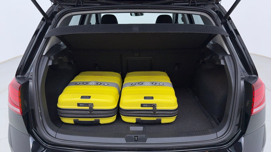 Boot Inside View with Luggage