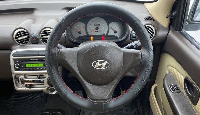 2012 Hyundai Santro Xing GLS PLUS AUDIO, Petrol, Manual, 22,958 km, Steering Wheel Close Up