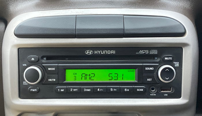 2012 Hyundai Santro Xing GLS PLUS AUDIO, Petrol, Manual, 22,958 km, Infotainment System