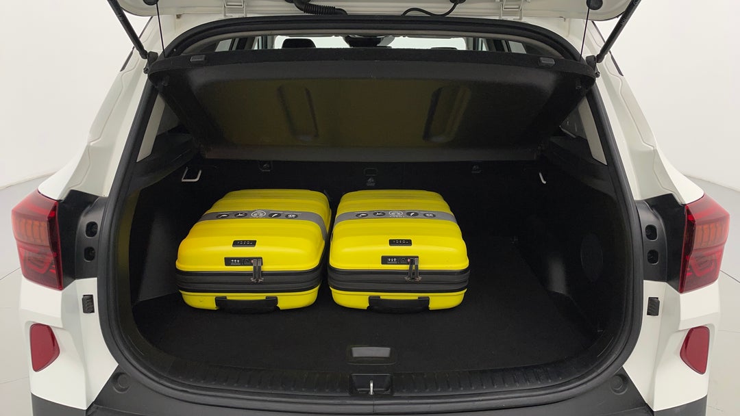 Boot Inside View with Luggage